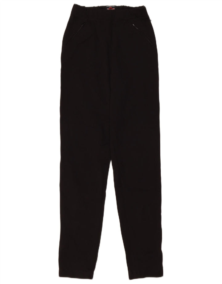Colmar Womens Slim Casual Trousers IT 42 Medium Black Polyamide