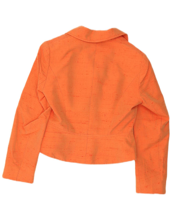 Bazar De Christian Lacroix Womens Blazer Jacket EU 38 Medium Orange