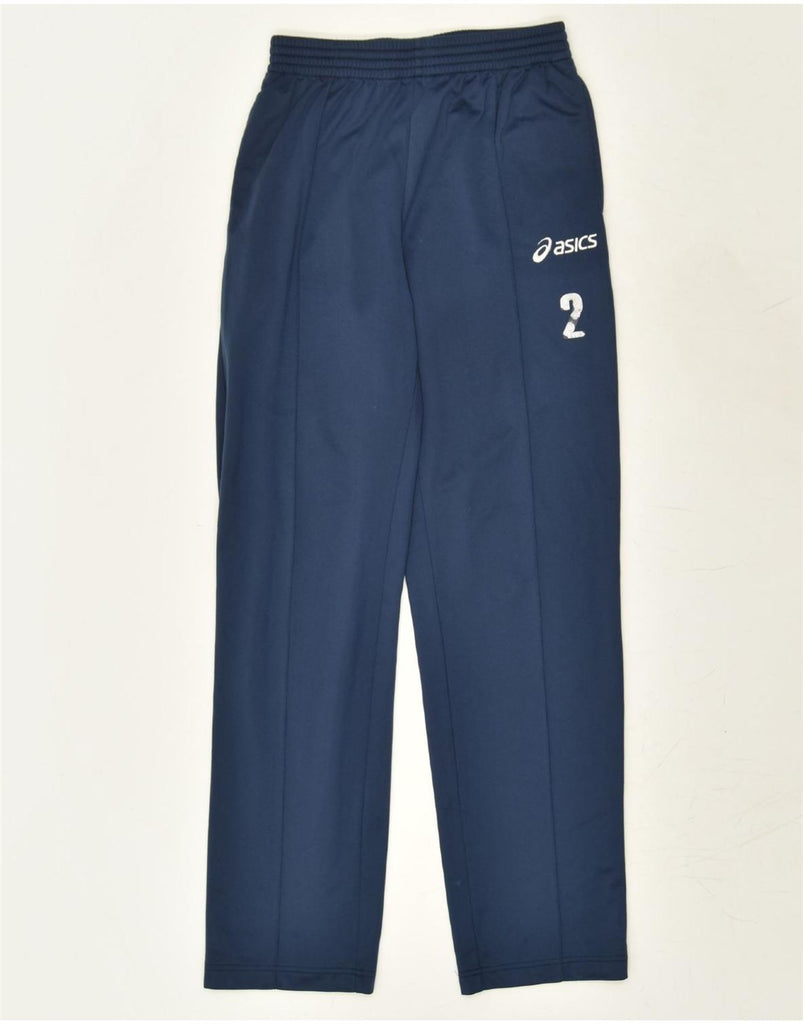 ASICS Womens Tracksuit Trousers XS Navy Blue | Vintage Asics | Thrift | Second-Hand Asics | Used Clothing | Messina Hembry 