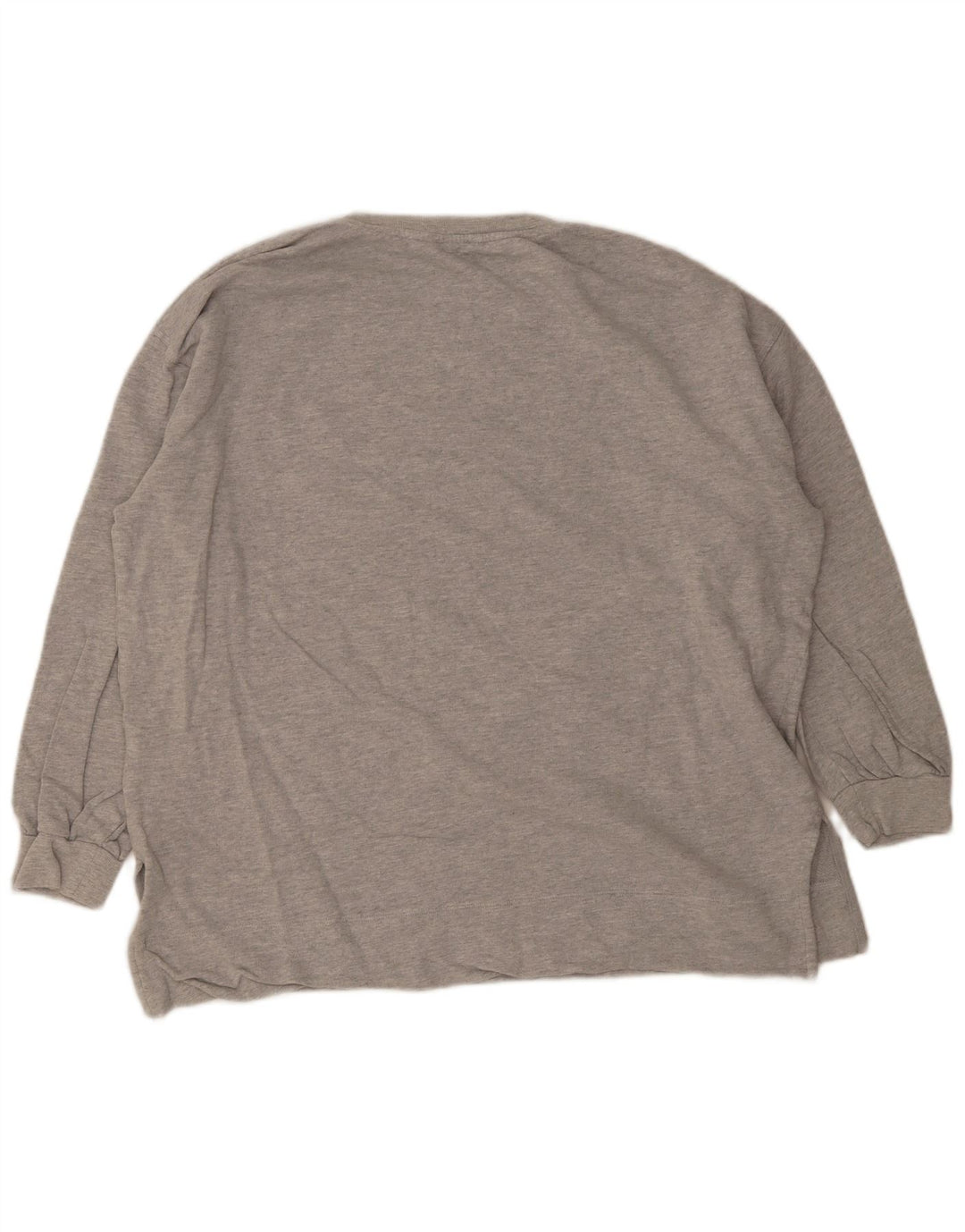 Marks & Spencer Womens Graphic Sweatshirt Jumper UK 18 XL Grey Flecked