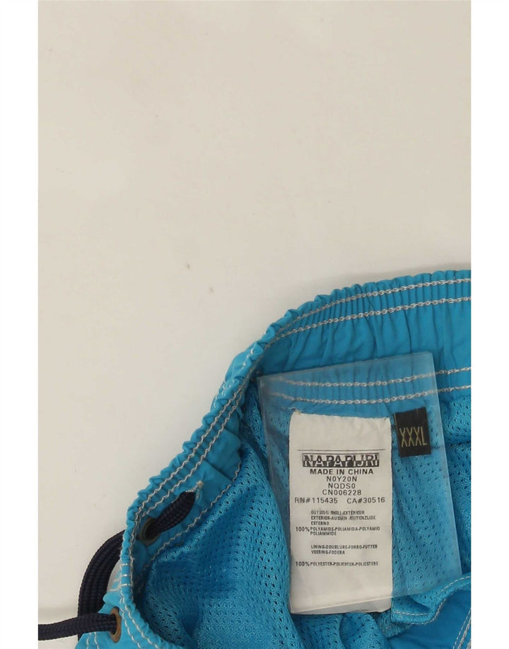 Napapijri Mens Swimming Shorts 3XL  Blue Polyamide