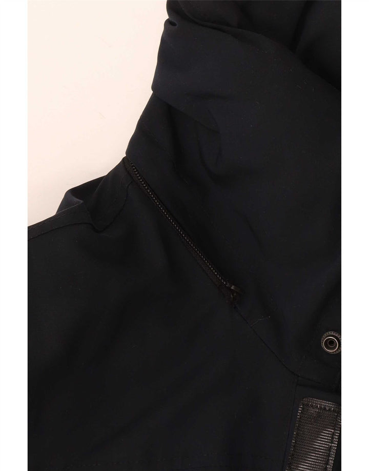 Superdry Mens Windbreaker Coat UK 36 Small Navy Blue