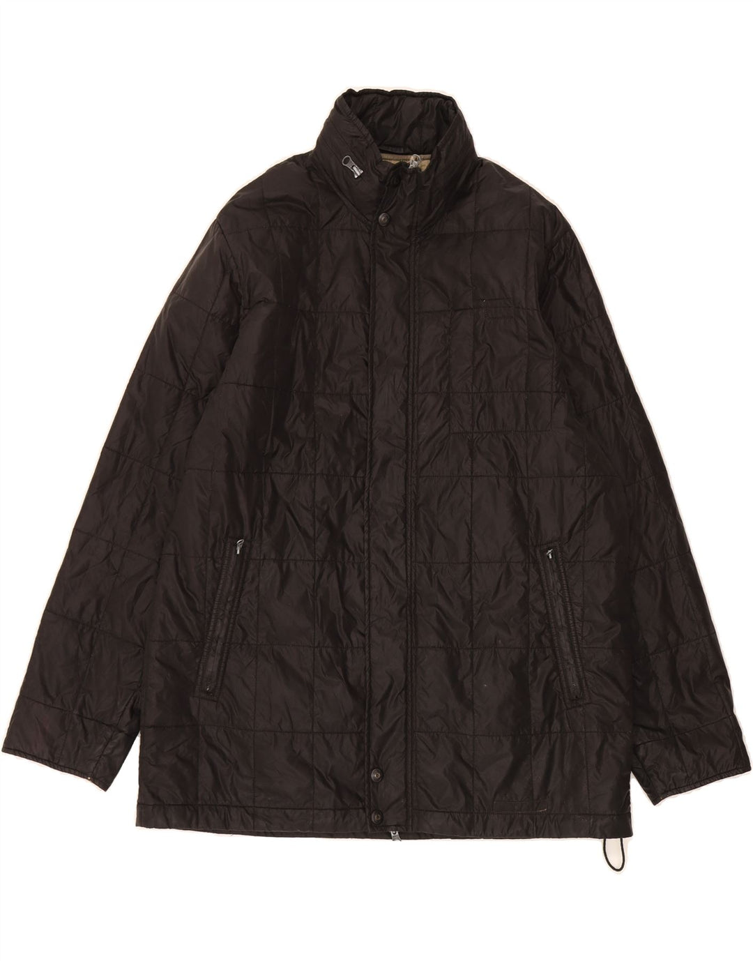 CONTE OF FLORENCE Mens Quilted Jacket UK 40 Large Black Vintage Conte of Florence and Second-Hand Conte of Florence from Messina Hembry 