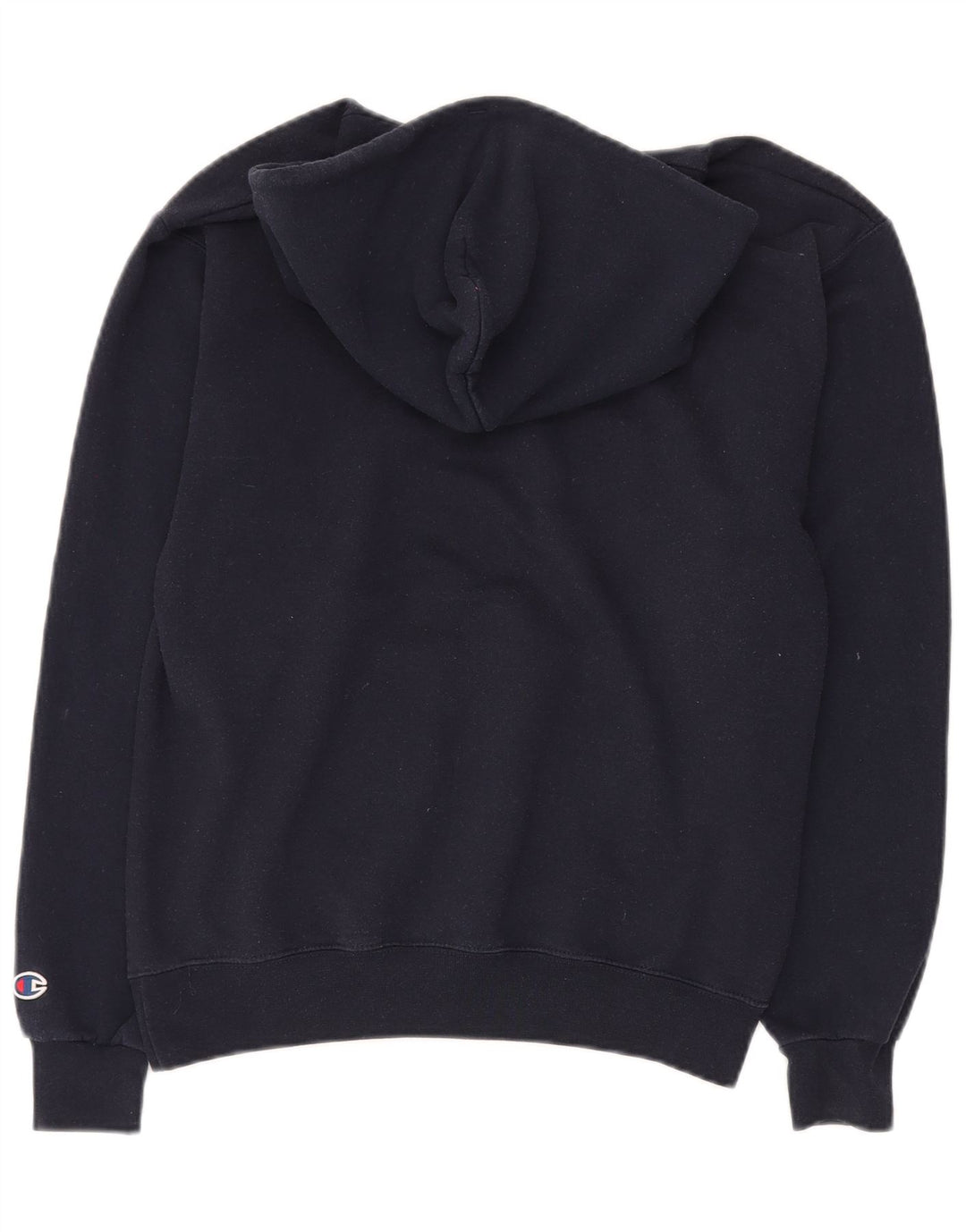 Champion Mens Graceland University Graphic Hoodie Jumper Small Navy Blue