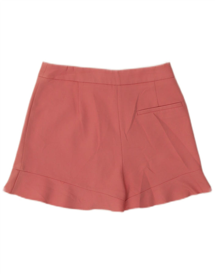 Zara Womens Hot Pants Small W26 Pink Cotton