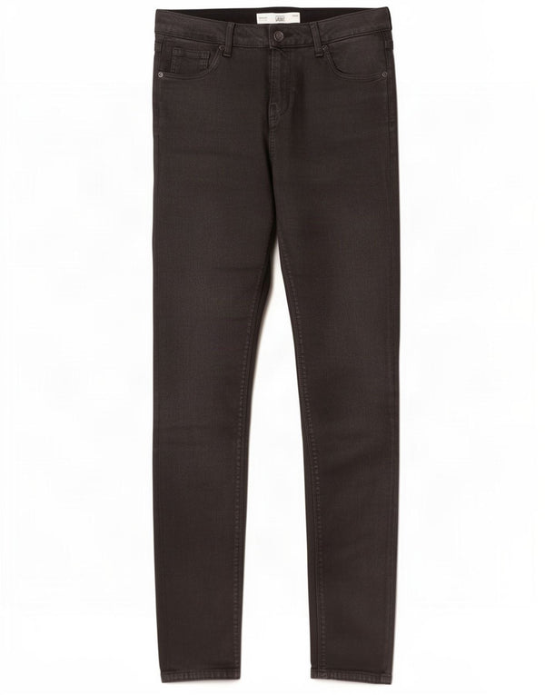 Topshop Womens Jamie Skinny Jeans W30 L31 Black Cotton