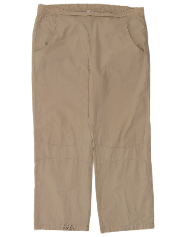 Champion Mens Straight Chino Trousers Large W36 L28 Beige Cotton