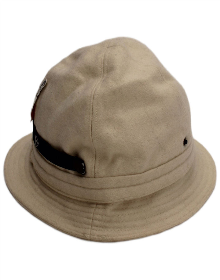 Conte of Florence Mens Bucket Hat Large Off White Wool