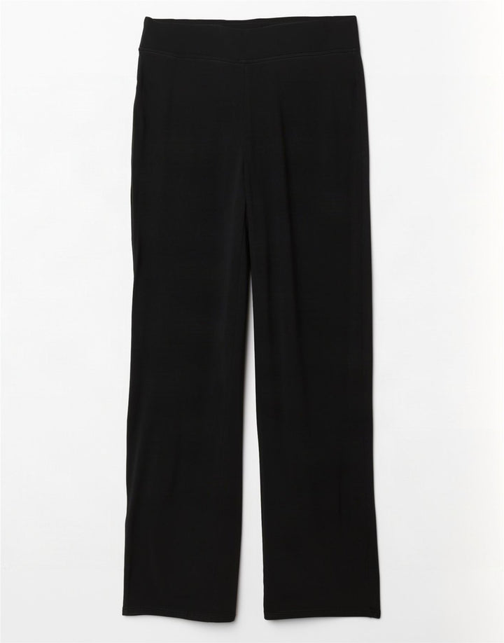 Marks & Spencer Womens Tracksuit Trousers UK 10 Small Black Cotton