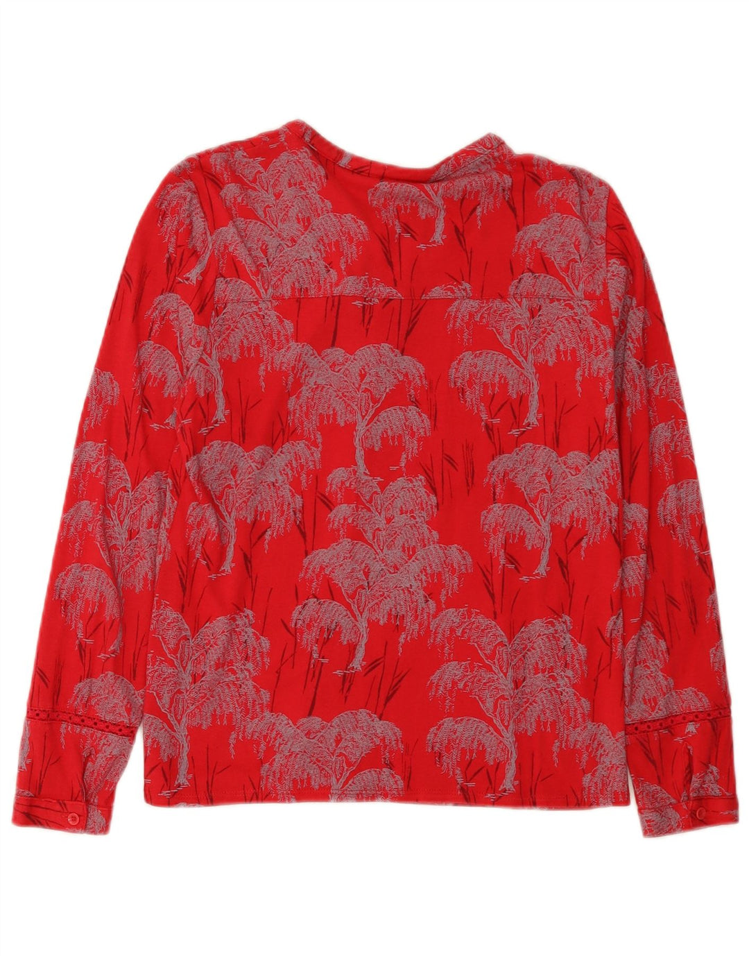 White Stuff Womens Shirt Blouse UK 8 Small Red Floral Modal