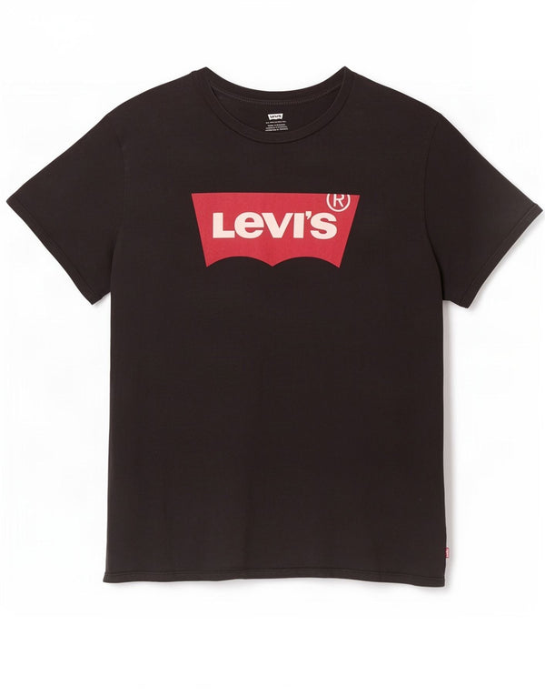 Levi's Mens Graphic T-Shirt Top 3XL Black Cotton