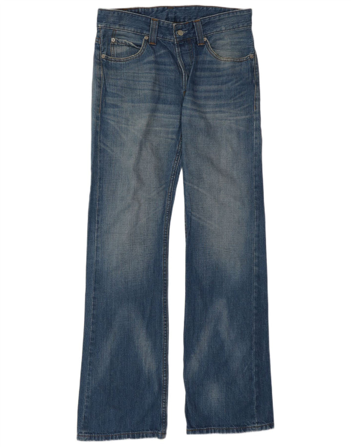 Levi's Mens 514 Bootcut Jeans W32 L34 Blue Cotton