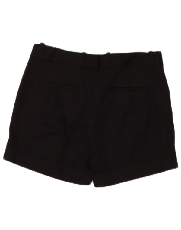 Zara Womens Chino Shorts Medium W28  Black Cotton