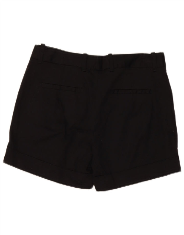 Zara Womens Chino Shorts Medium W28  Black Cotton