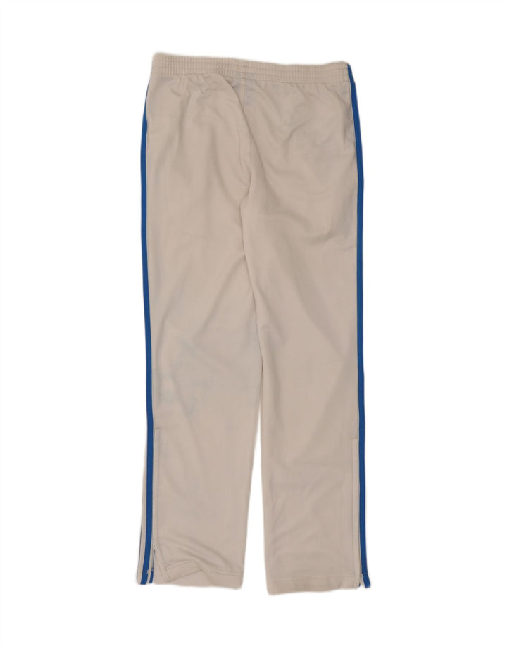 Adidas Mens Tracksuit Trousers Small White Polyester
