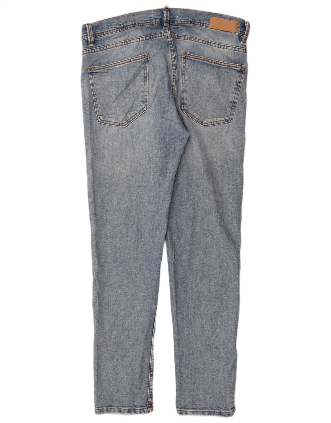 Zara Mens Slim Jeans EU 44 Large W34 L32 Blue Cotton