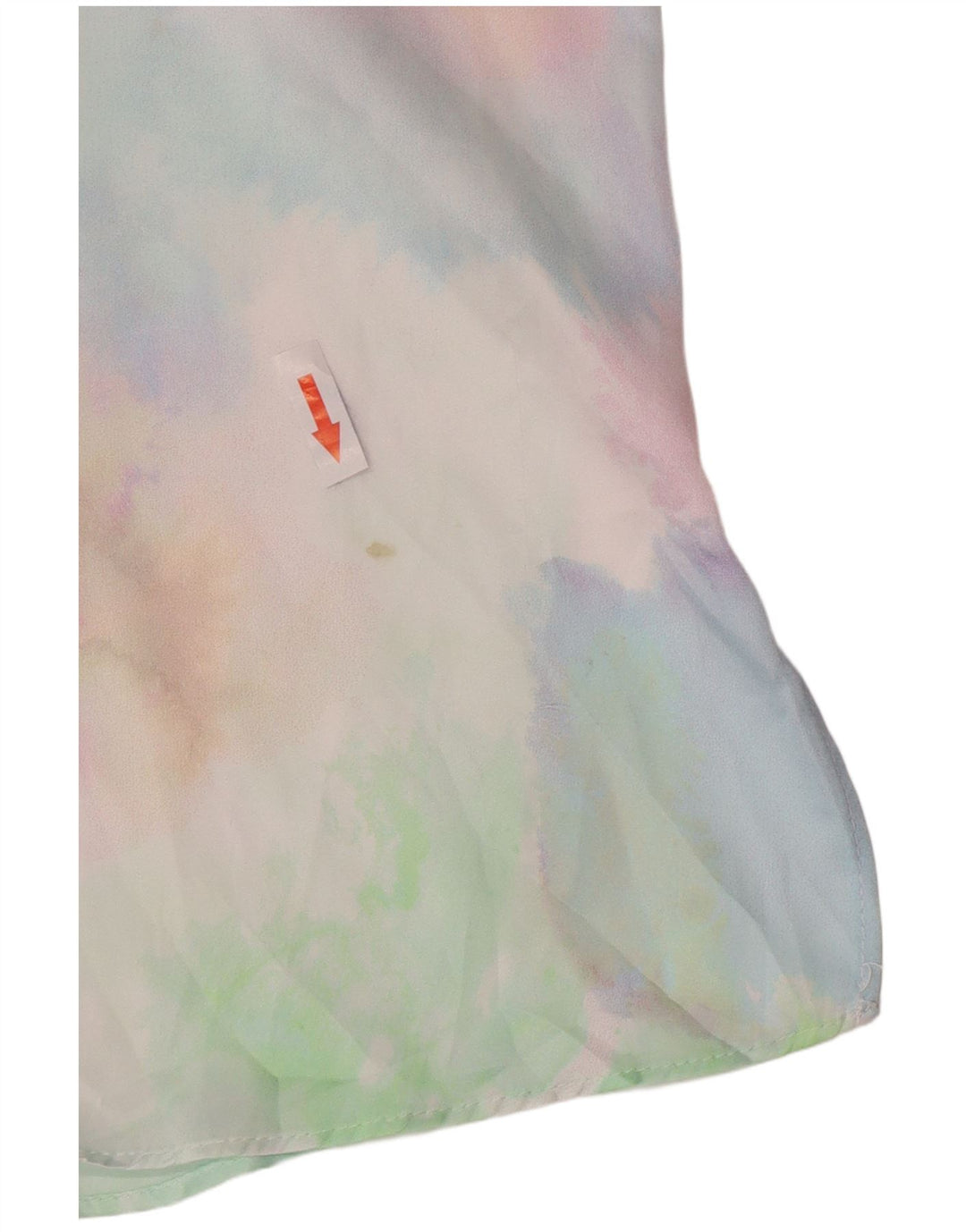 Zara Womens Oversized Shirt Dress UK 16 Large Multicoloured Tie Dye