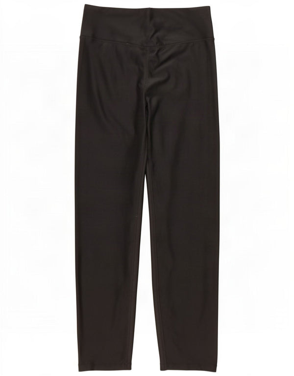 Nike Womens Dri Fit Leggings UK 14 Medium Black Polyester