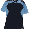 Adidas Mens Climacool Graphic T-Shirt Top Large Navy Blue Colourblock