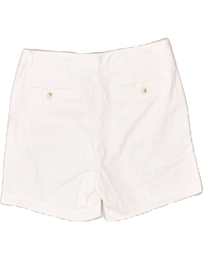 DOCKERS Womens Chino Shorts US 6 Medium W32  White Cotton | Vintage Dockers | Thrift | Second-Hand Dockers | Used Clothing | Messina Hembry 