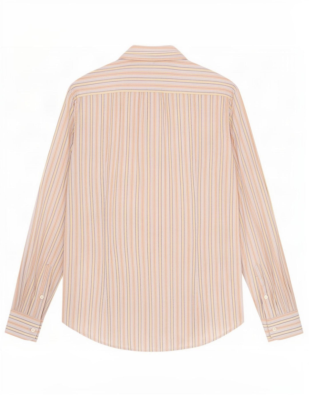Henry Cottons Mens Shirt Size 40 Medium Multicoloured Striped