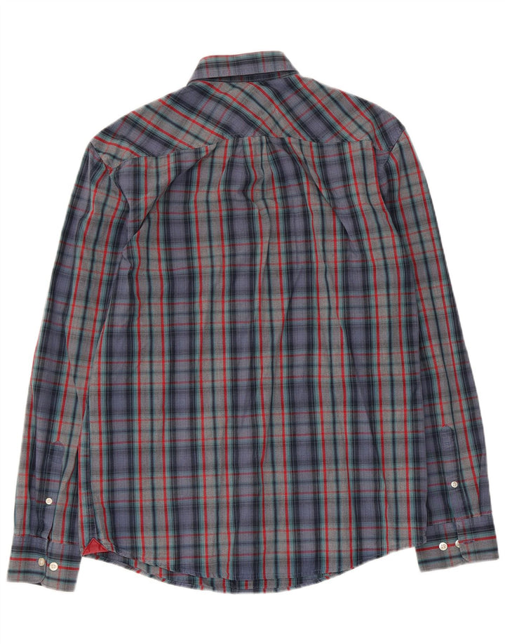 Penguin Mens Shirt Medium Multicoloured Check Cotton