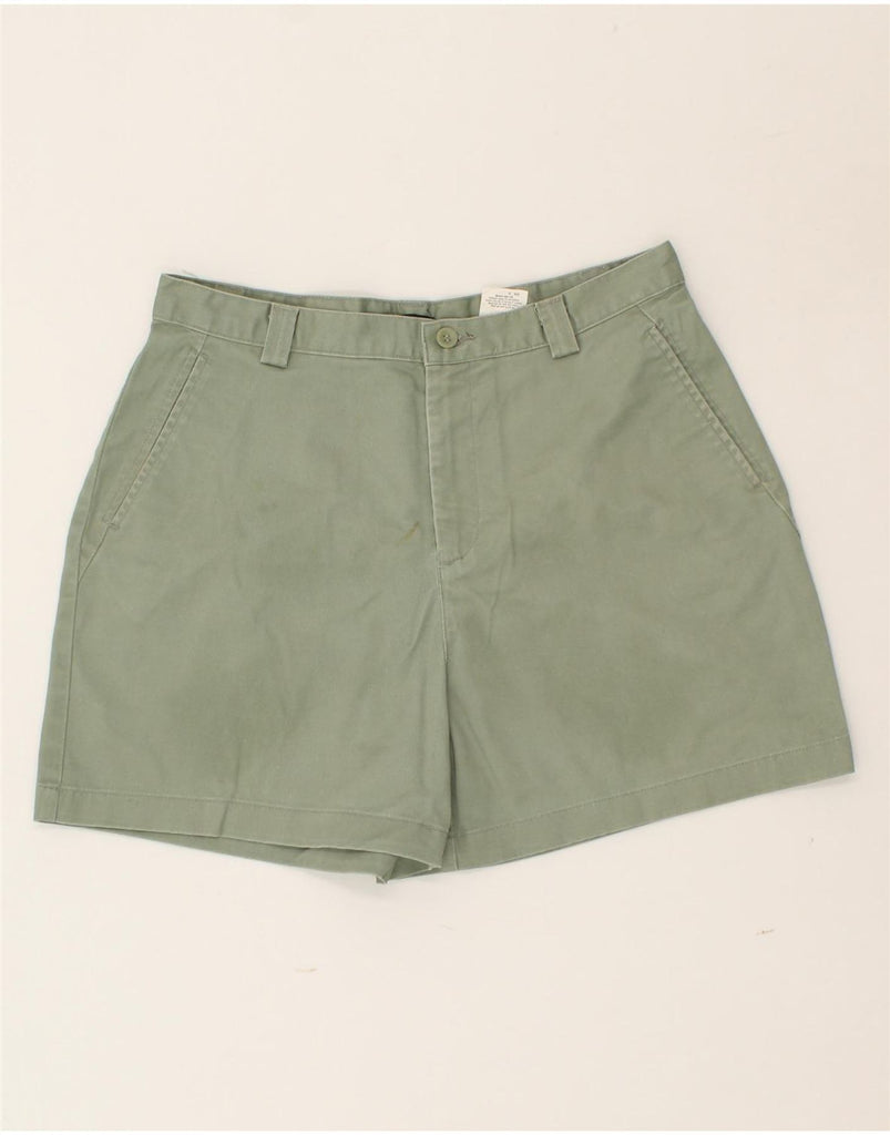 DOCKERS Womens Petite High Waist Casual Shorts US 10 Large W30  Green | Vintage Dockers | Thrift | Second-Hand Dockers | Used Clothing | Messina Hembry 