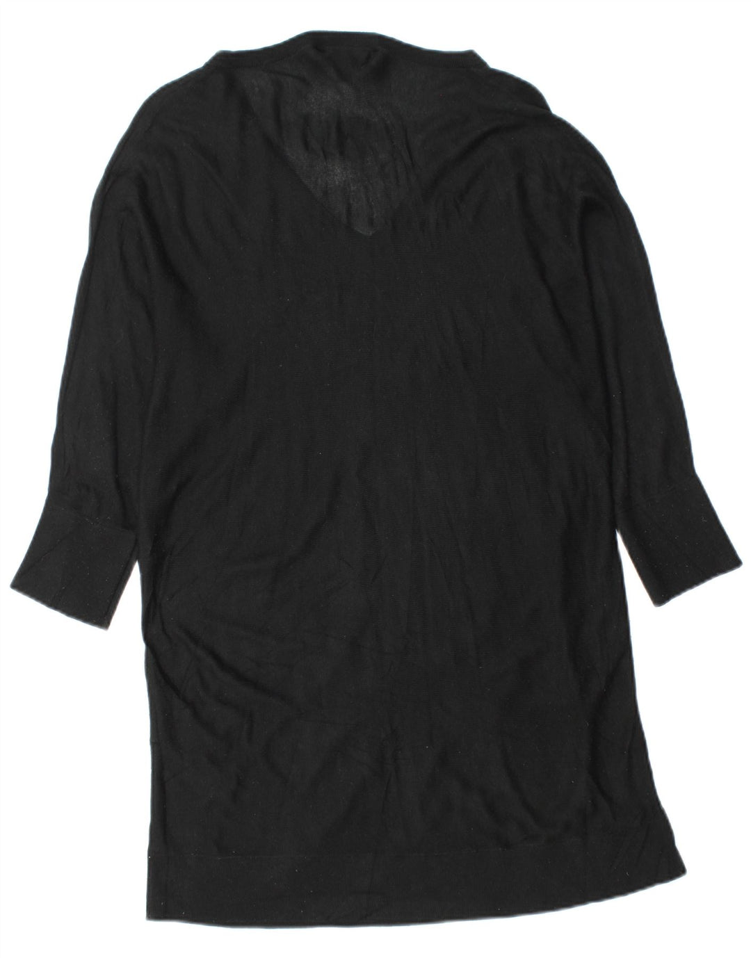 MOSSIMO Womens Long Sleeve Batwing Jumper Dress UK 18 XL Black Acrylic