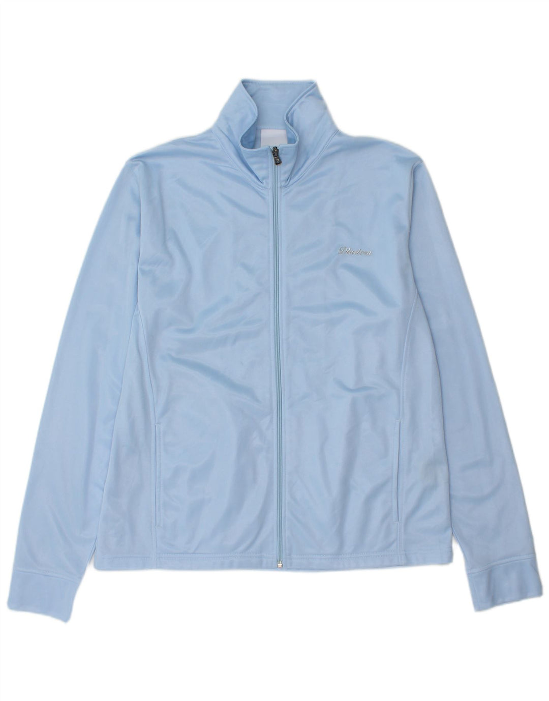 Diadora Womens Tracksuit Top Jacket UK 18 XL Blue Polyester