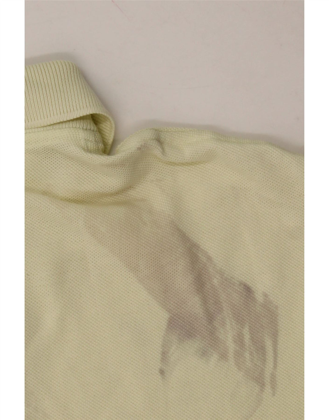 LACOSTE Mens Polo Shirt Size 5 Large Yellow Cotton Vintage Lacoste and Second-Hand Lacoste from Messina Hembry 