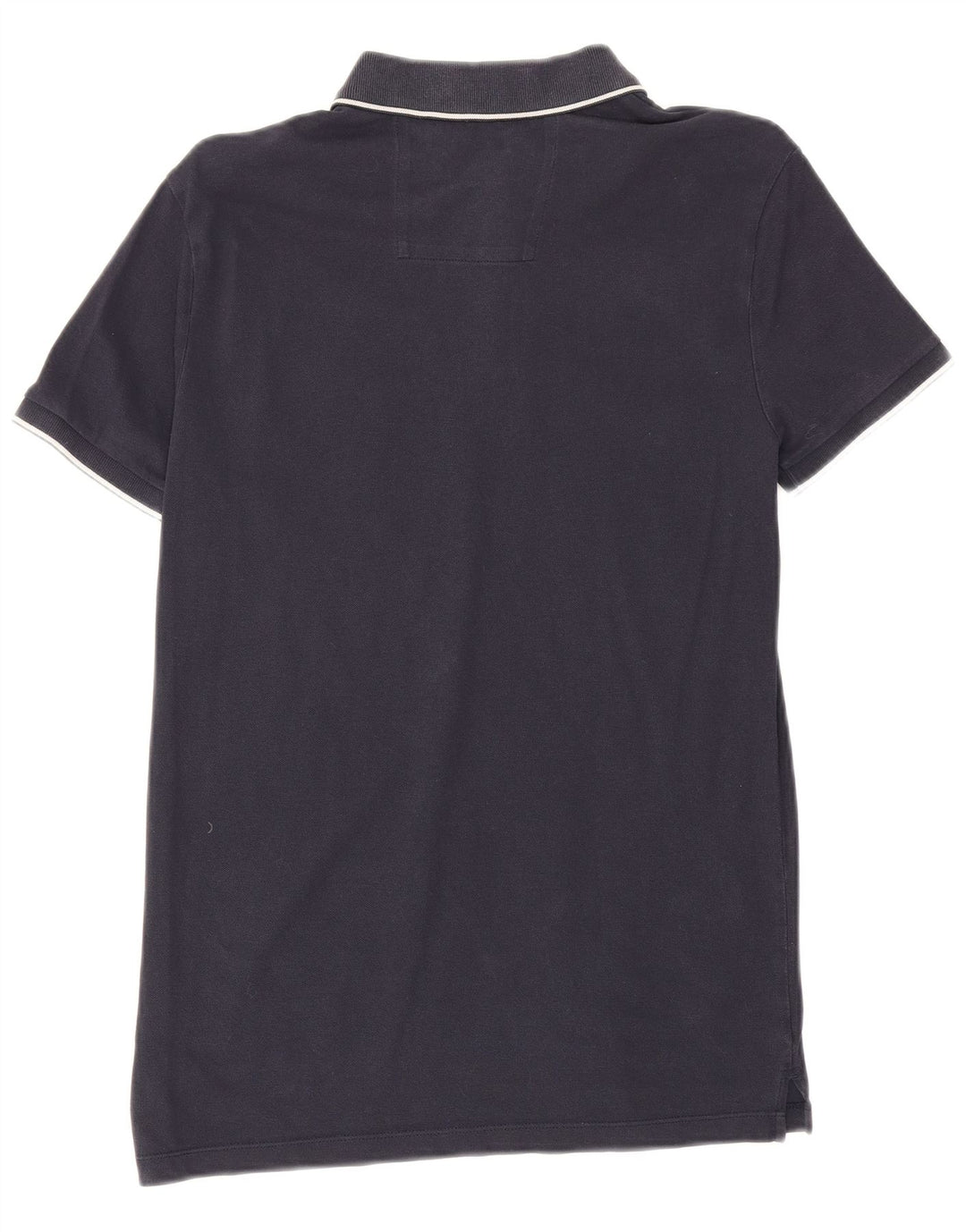 Calvin Klein Mens Polo Shirt Small Navy Blue Cotton