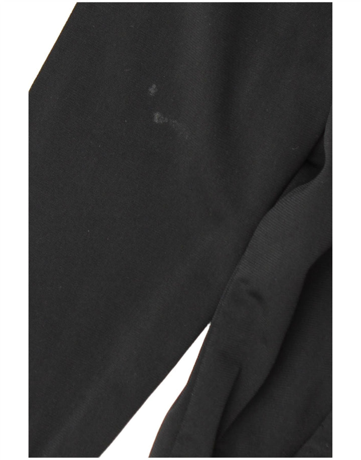 NIKE Womens Loose Fit Tracksuit Top Jacket UK 6 XS Black Colourblock