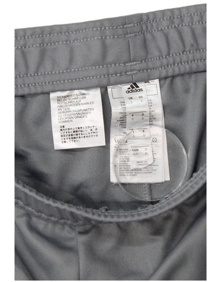 Adidas Mens Tracksuit Trousers Small  Grey Polyester