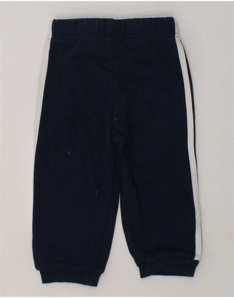 ADIDAS Baby Boys Joggers Tracksuit Trousers 9-12 Months Navy Blue Cotton | Vintage Adidas | Thrift | Second-Hand Adidas | Used Clothing | Messina Hembry 