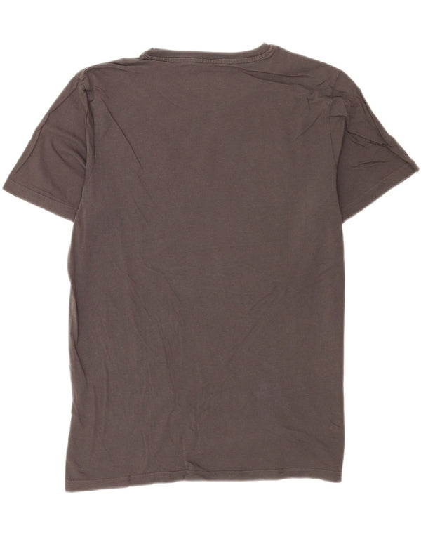 Jack & Jones Mens Graphic T-Shirt Top XL Grey Camouflage Cotton