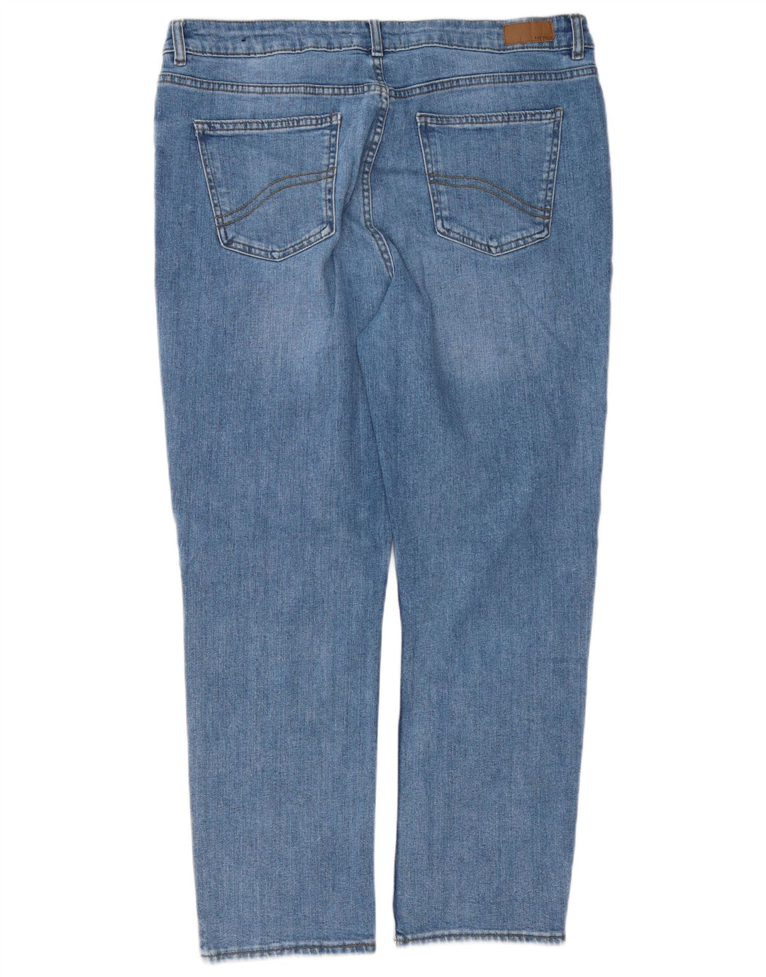 FAT FACE Womens Chesham Girlfriend Straight Jeans UK 16 Large W36 L28 Blue