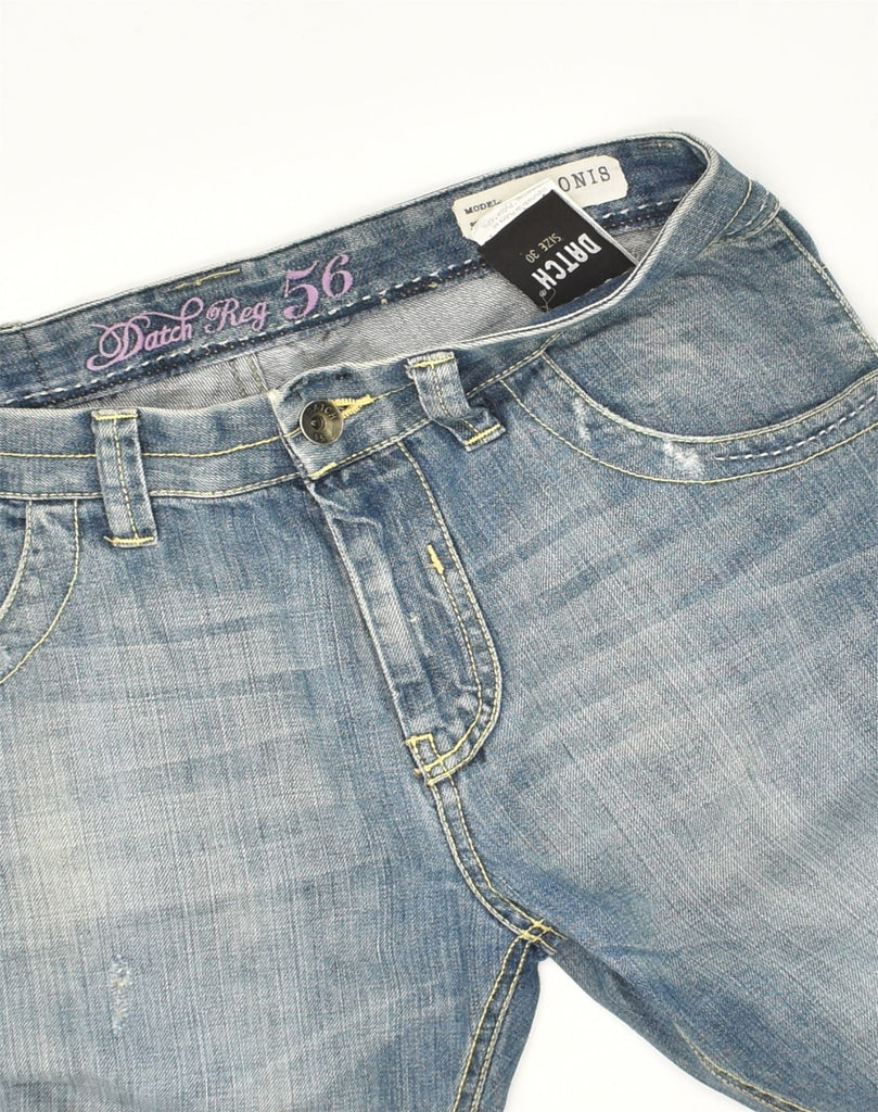 DATCH Womens Straight Jeans W30 L34 Blue Cotton | Vintage Datch | Thrift | Second-Hand Datch | Used Clothing | Messina Hembry 