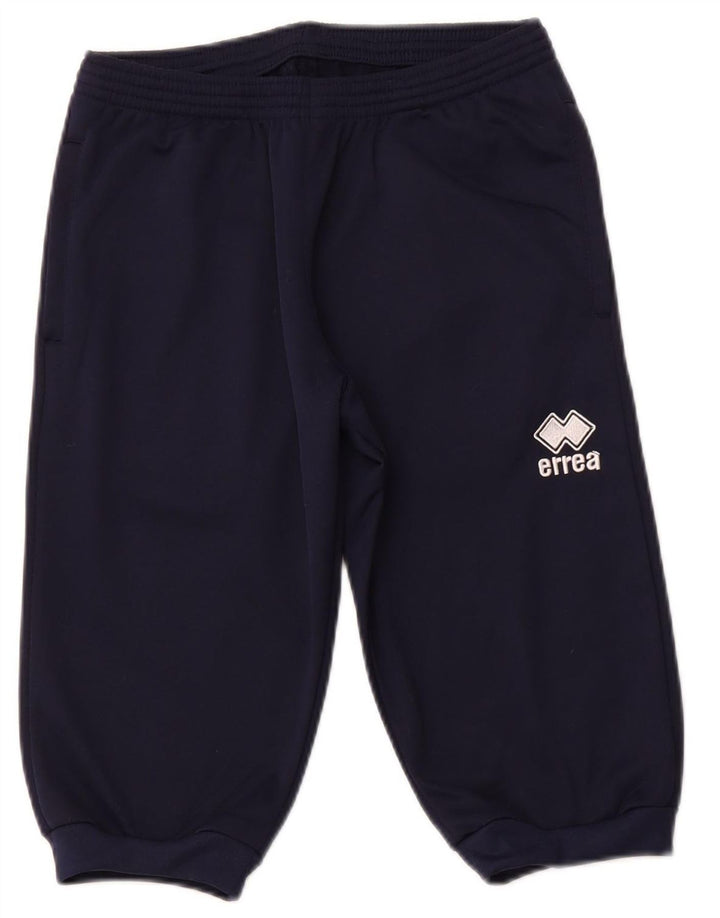 ERREA Womens Bermuda Sport Shorts UK 10 Small  Navy Blue Polyester