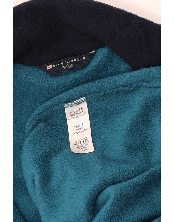 Marks & Spencer Mens Blue Harbour Fleece Jacket UK 36 Small Polyester