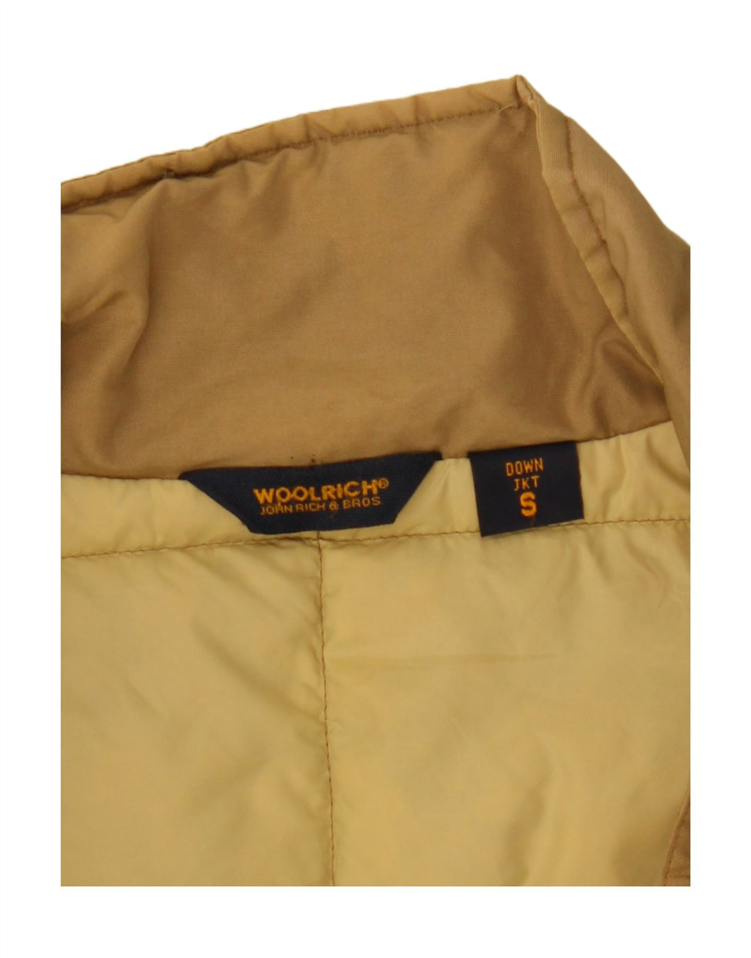 Woolrich Womens Padded Coat UK 10 Small Beige Nylon