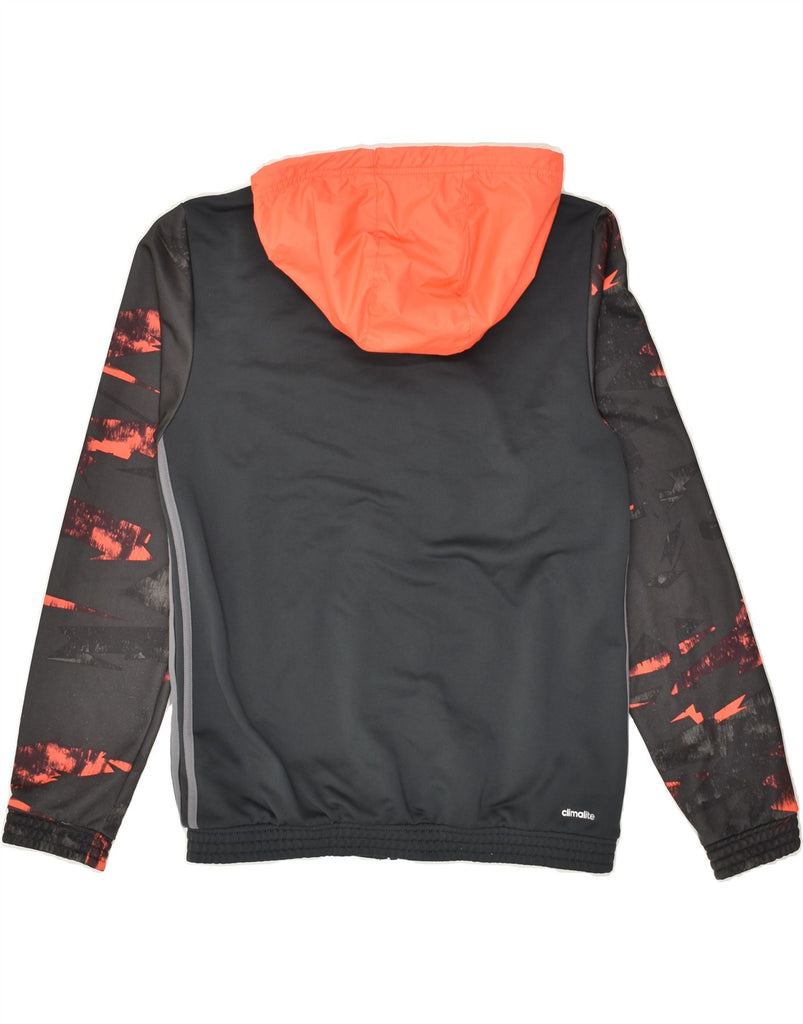 ADIDAS Mens Climalite Zip Hoodie Sweater UK 38/40 Medium Black Colourblock | Vintage Adidas | Thrift | Second-Hand Adidas | Used Clothing | Messina Hembry 