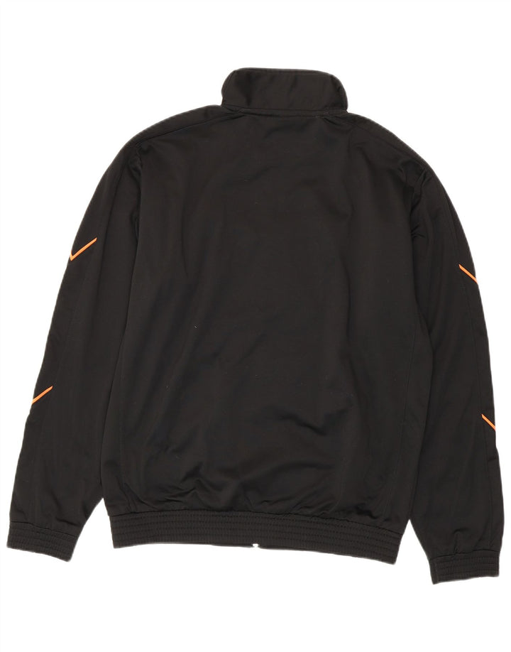 Champion Mens Tracksuit Top Jacket Medium Black Colourblock Polyester