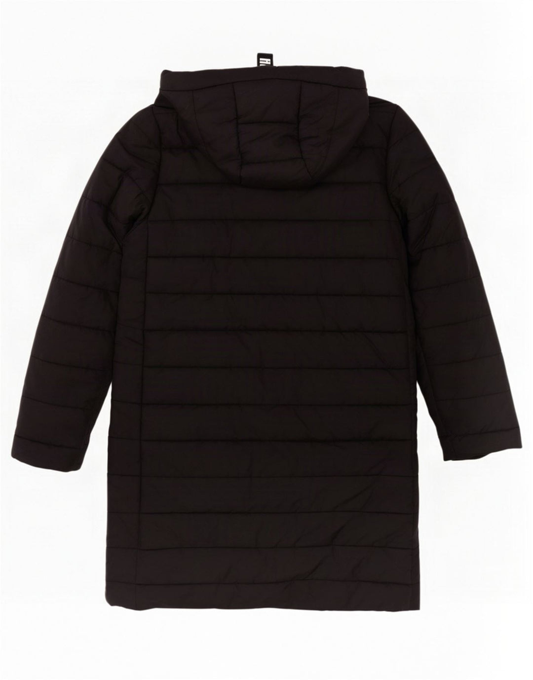Puma Womens Hooded Padded Coat UK 14 Medium Black Polyester