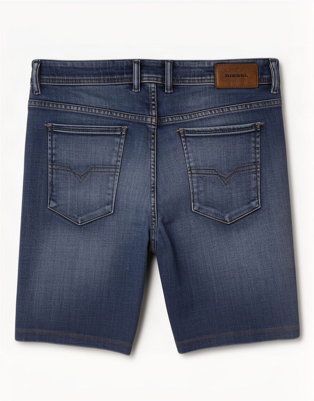 Diesel Mens Sleenker Denim Shorts W33 Medium Blue