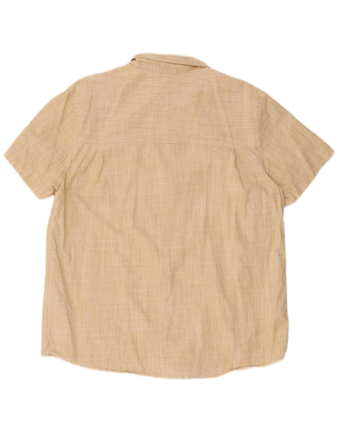 Mountain Warehouse Mens Short Sleeve Shirt 2XL Beige Polyester