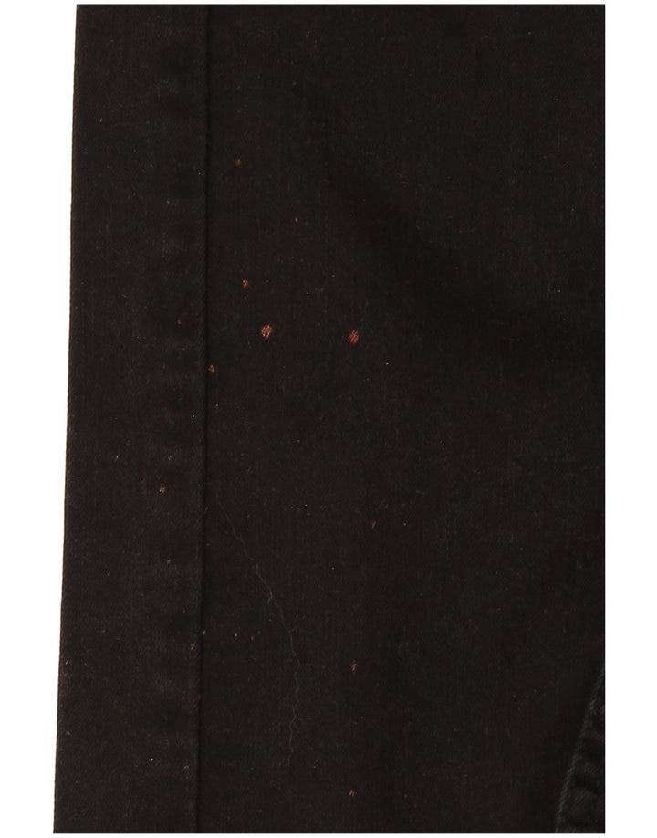 Levi's Mens 513 Slim Straight Jeans W30 L32 Black Cotton