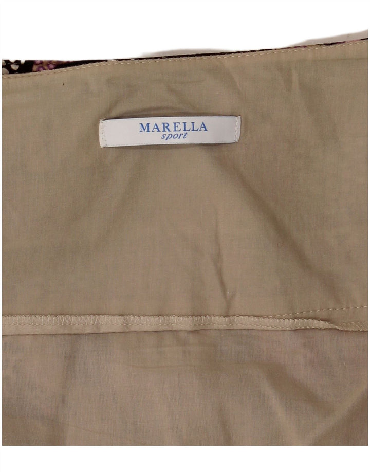 Marella Womens Mini Skirt W32 Large  Multicoloured Floral