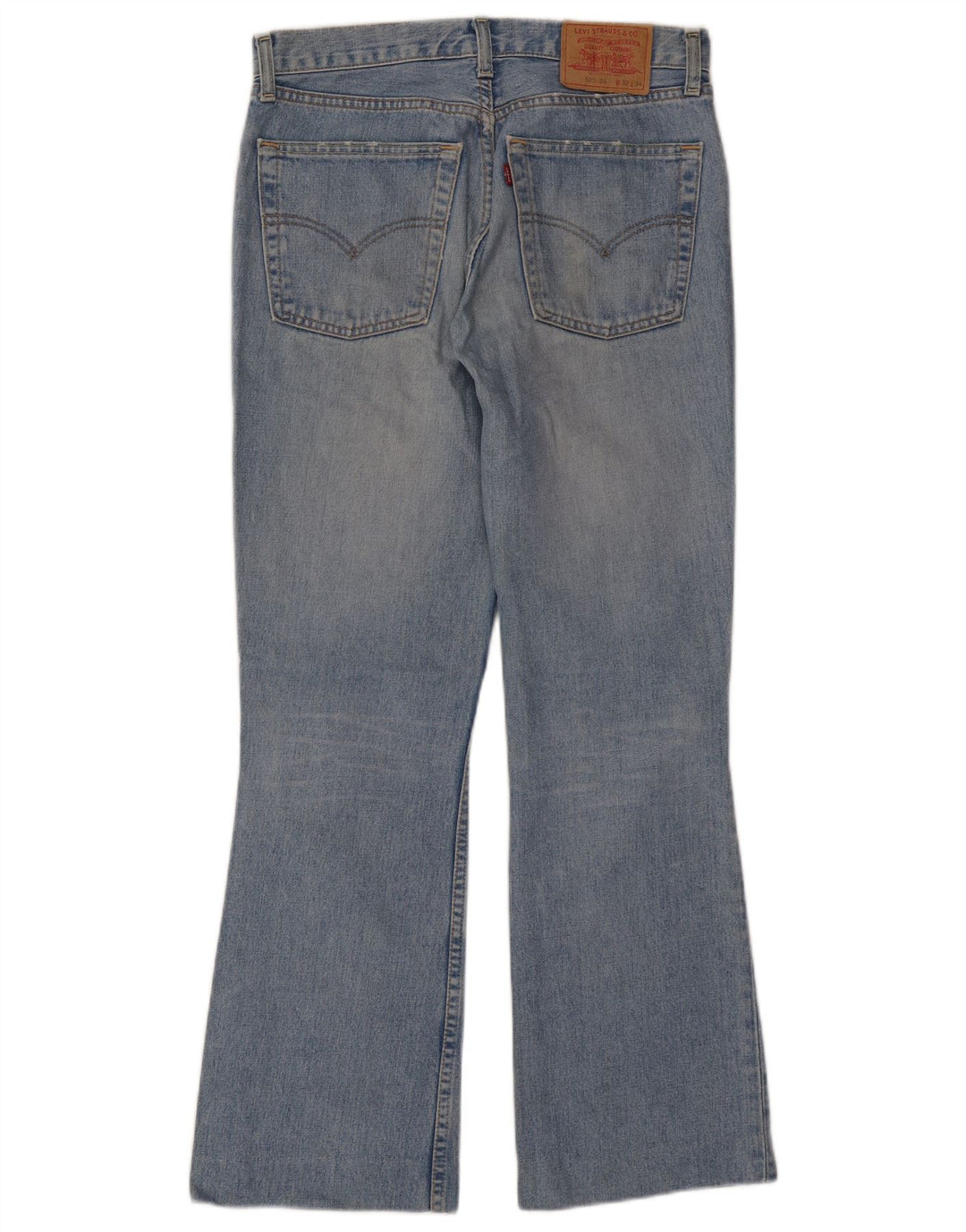 Levi's Mens 525 Bootcut Jeans W32 L30 Blue Cotton