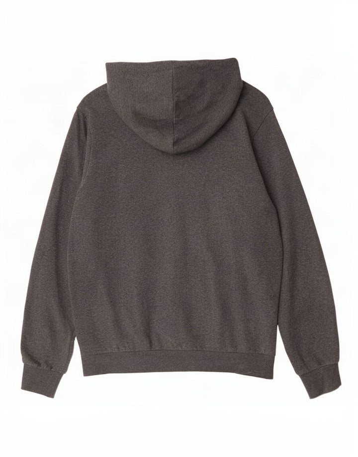 Adidas Mens Zip Hoodie Sweater Large Grey Cotton