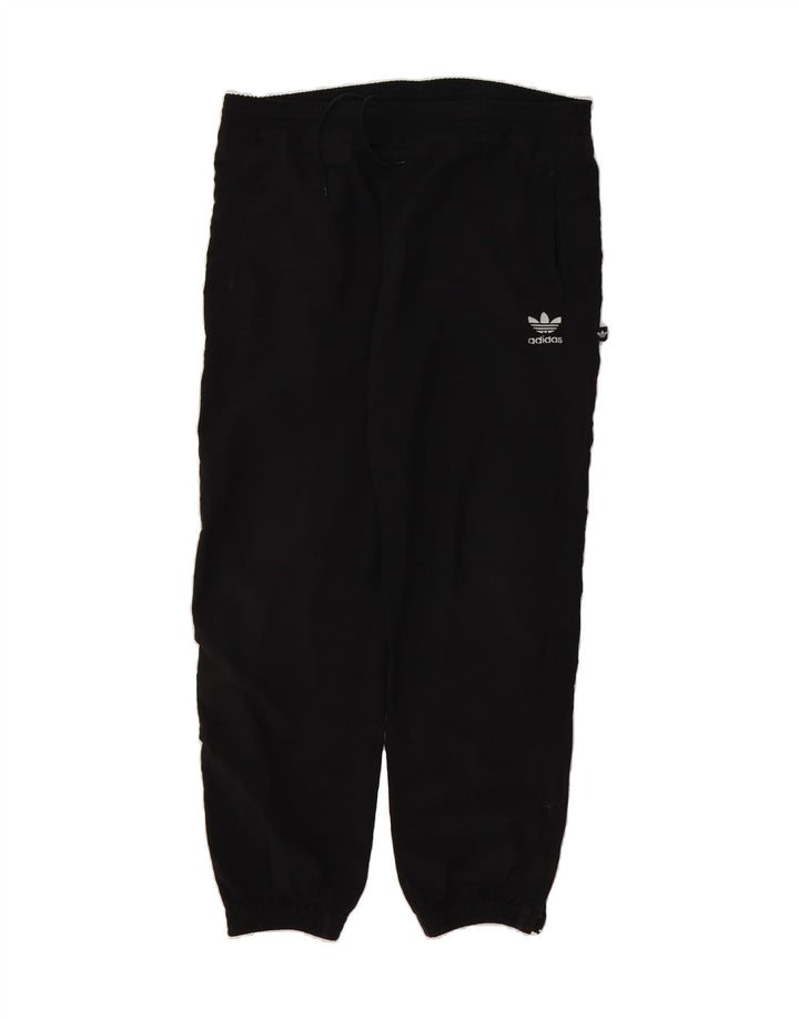 ADIDAS Mens Tracksuit Trousers Joggers Large Black Polyester Vintage Adidas and Second-Hand Adidas from Messina Hembry 